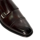 Dune Saloon Leather Men's Brown Double Monk Shoes