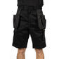 Caterpillar Men's Essential Stretch Holster Short in Black