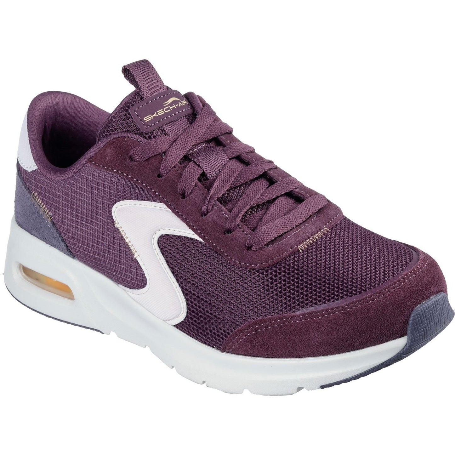 Skechers Women's Skech-Air Court Air Wave Trainers in Burgundy/Multi