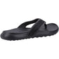 HEYDUDE Men's Myers Flip Sport Mode Sandal in Black/Black