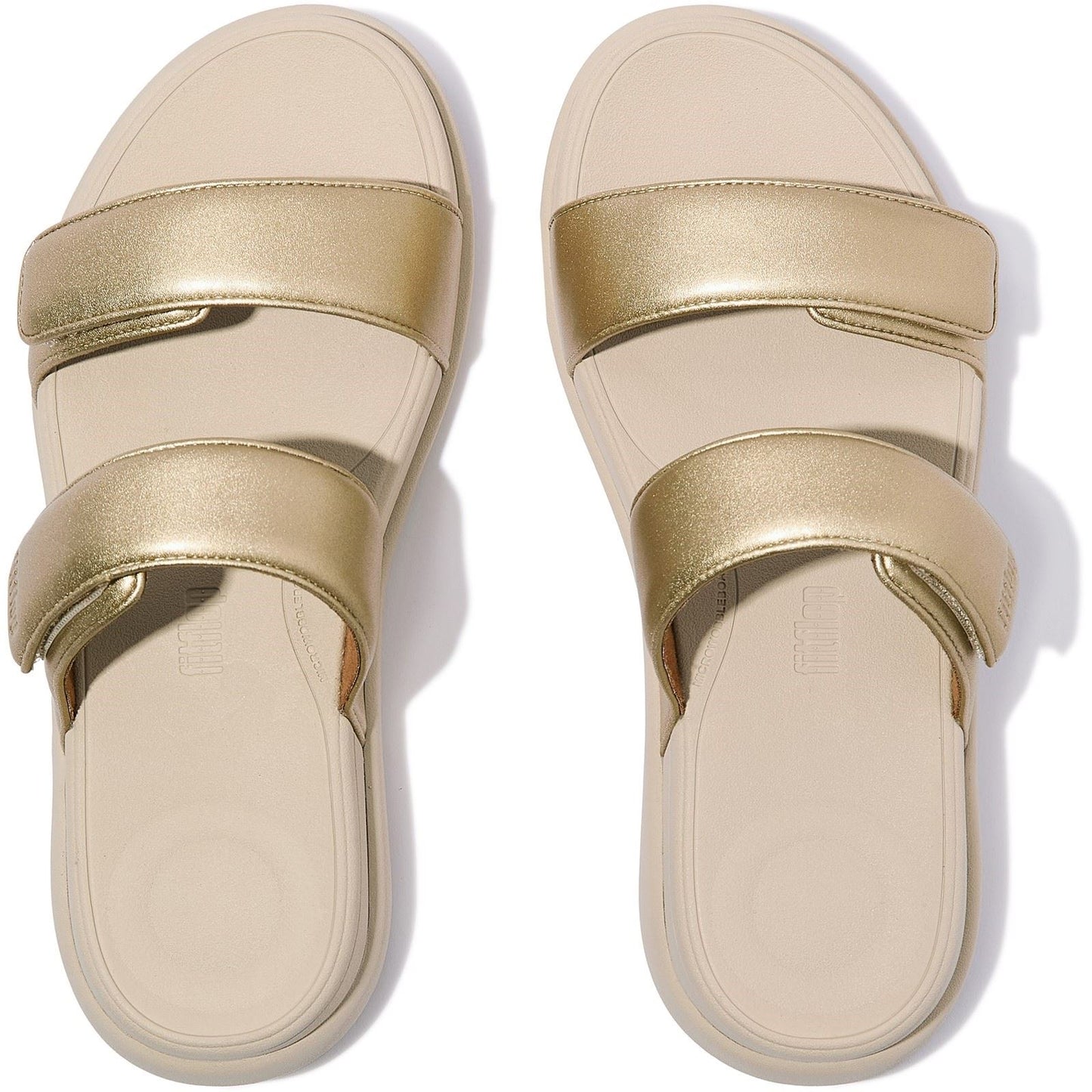 Fitflop F-Mode Go Polyurethane Women's Platino Sandals