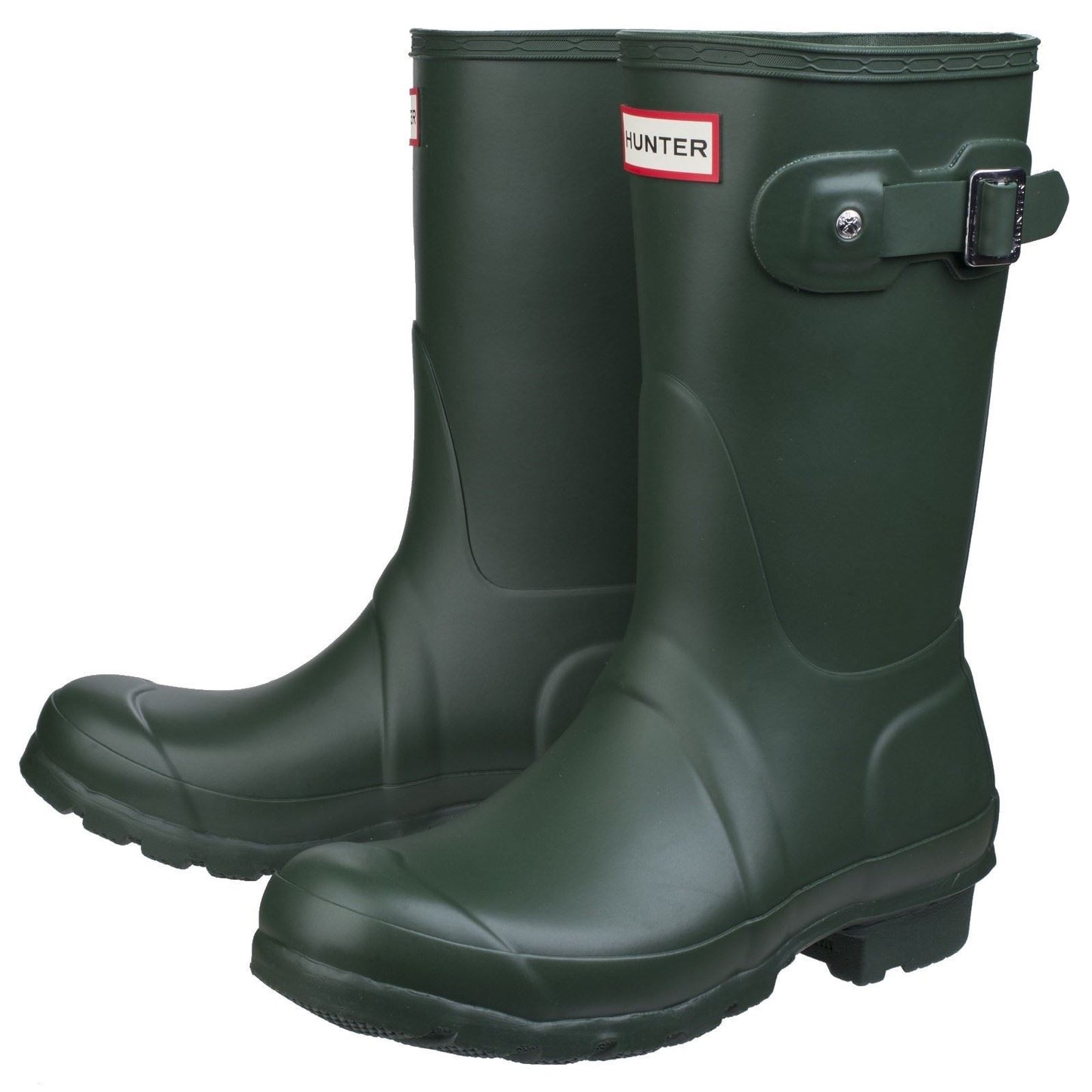 Hunter Women's Original Short Wellington Boots in Hunter Green