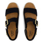 TOMS Giana Textile Women's Black Beachside Sandals