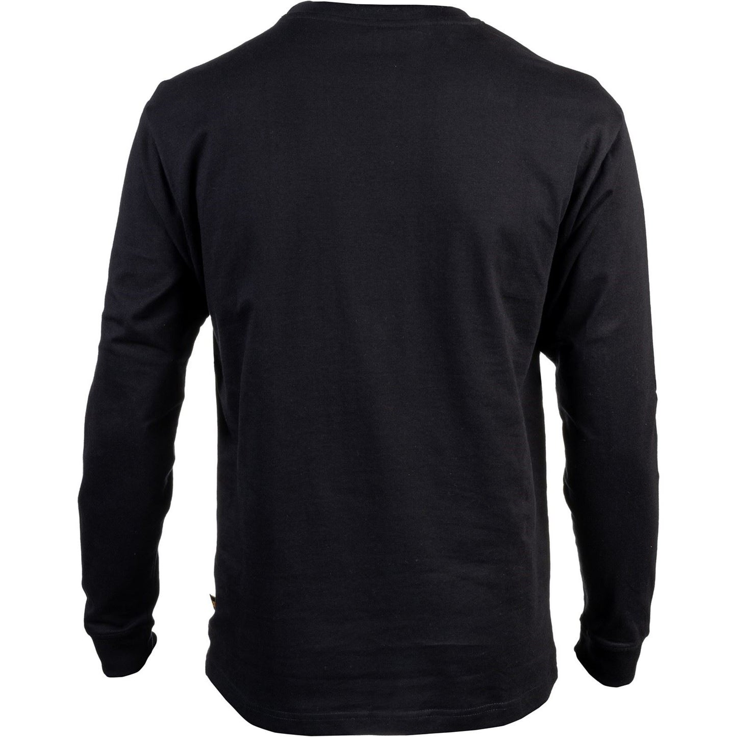 Caterpillar Men's Trademark Banner Long Sleeve T-Shirt in Black