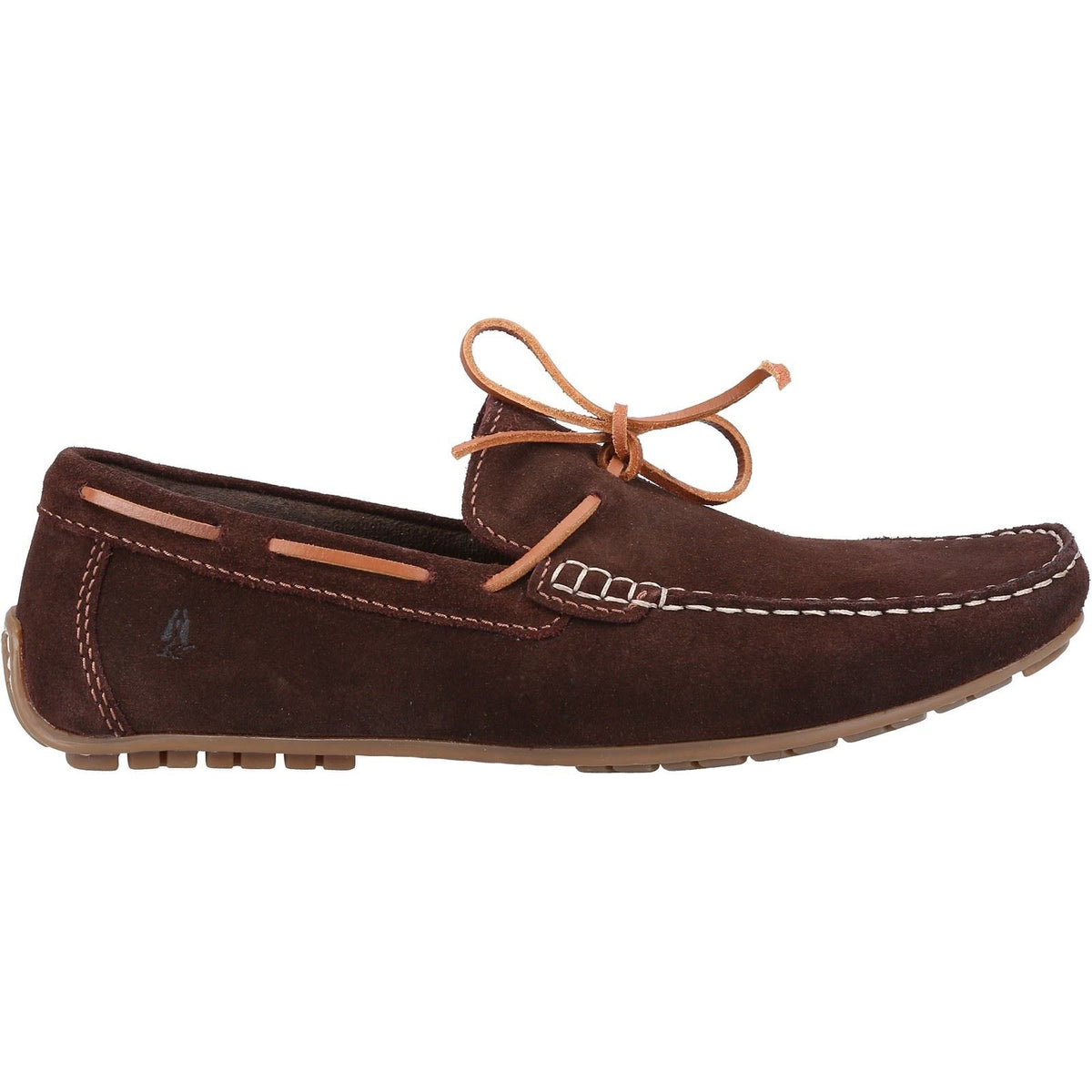 Hush Puppies Men's Reuben Boat Shoe in Brown