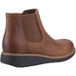 Hush Puppies Leonie Leather Women's Brown Flat Chelsea Boots