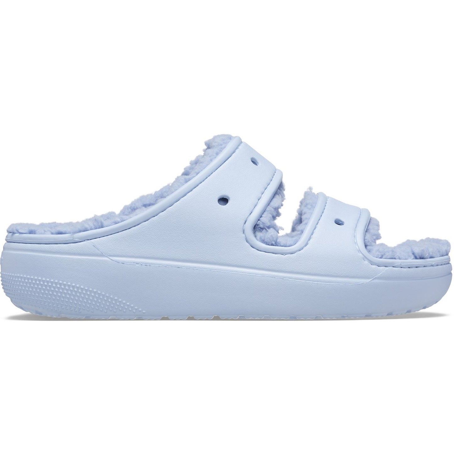 Crocs Women's Classic Cozzzy Sandal in Blue Calcite