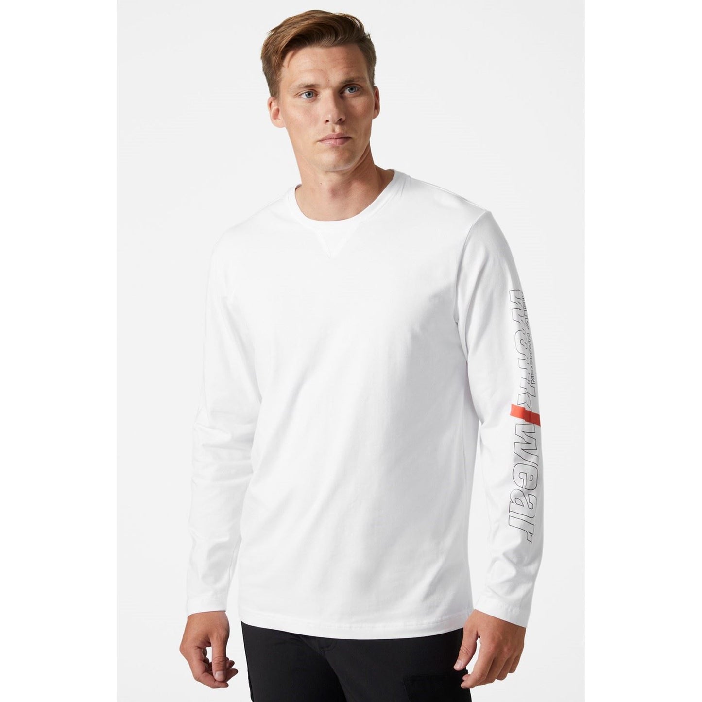 Helly Hansen Workwear Men's Logo Longsleeve in White