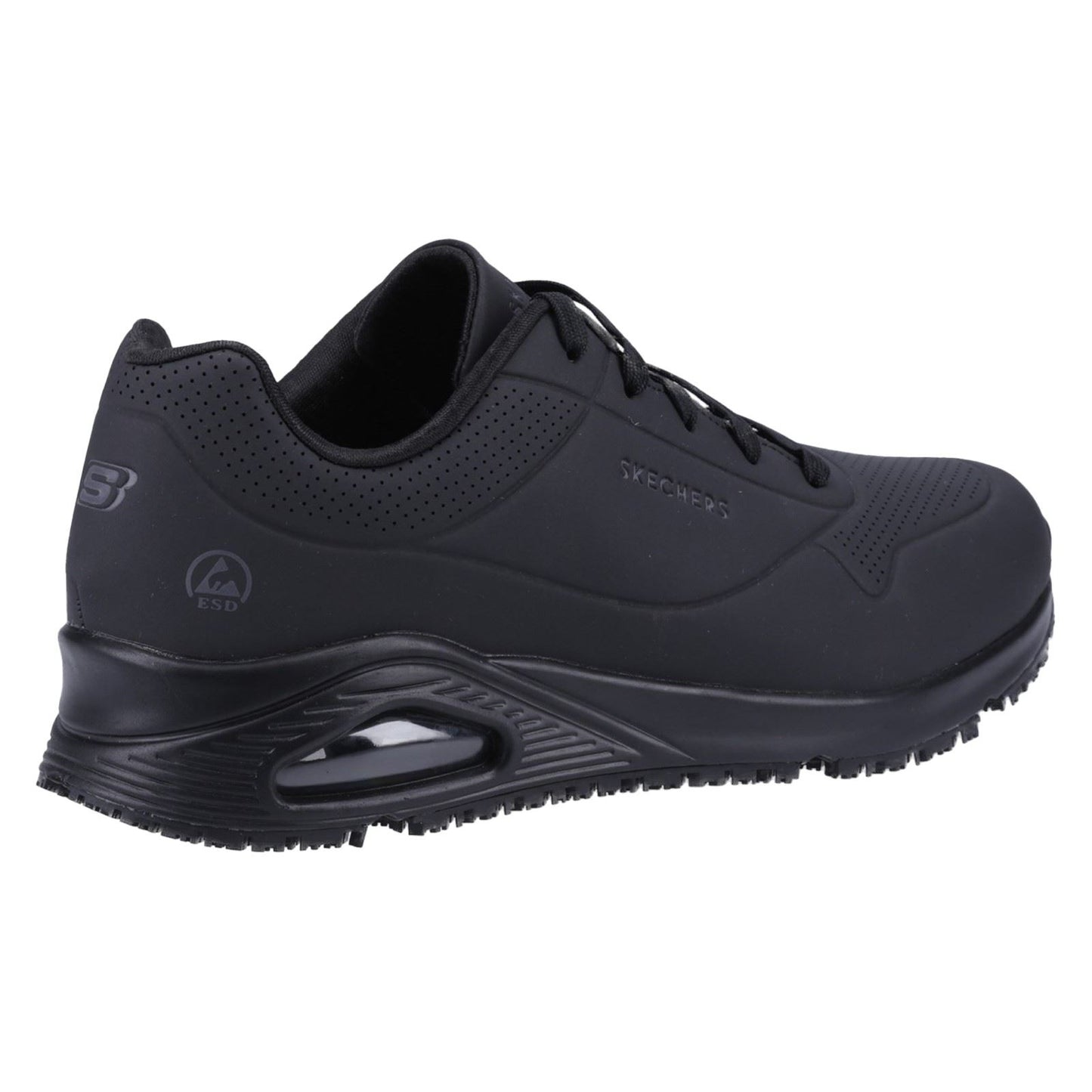 Skechers Workwear Work Relaxed Fit: Uno SR - Sutal Men's Black Safety Trainers