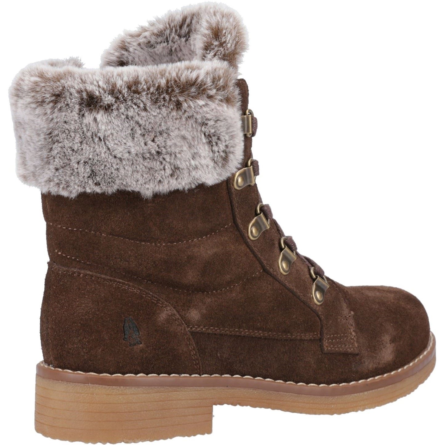 Hush Puppies Women's Florence Mid Boot in Chocolate