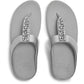 Fitflop Fino Toe-Post Polyurethane Women's Silver Sandals