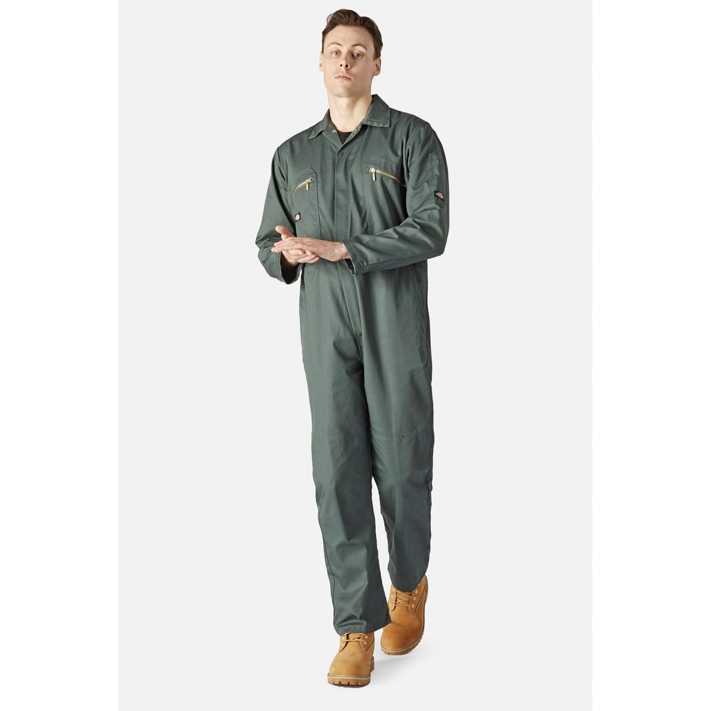 Dickies Men's Redhawk Coverall in Rain Forest