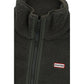 Hunter Tiorga 1/4 Zip Borg Fleece Polyester Men's Green Zip Neck Pullovers