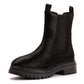 Osprey London The Hampton Chelsea Leather/Pony Hair Women's Black/Olive Boots