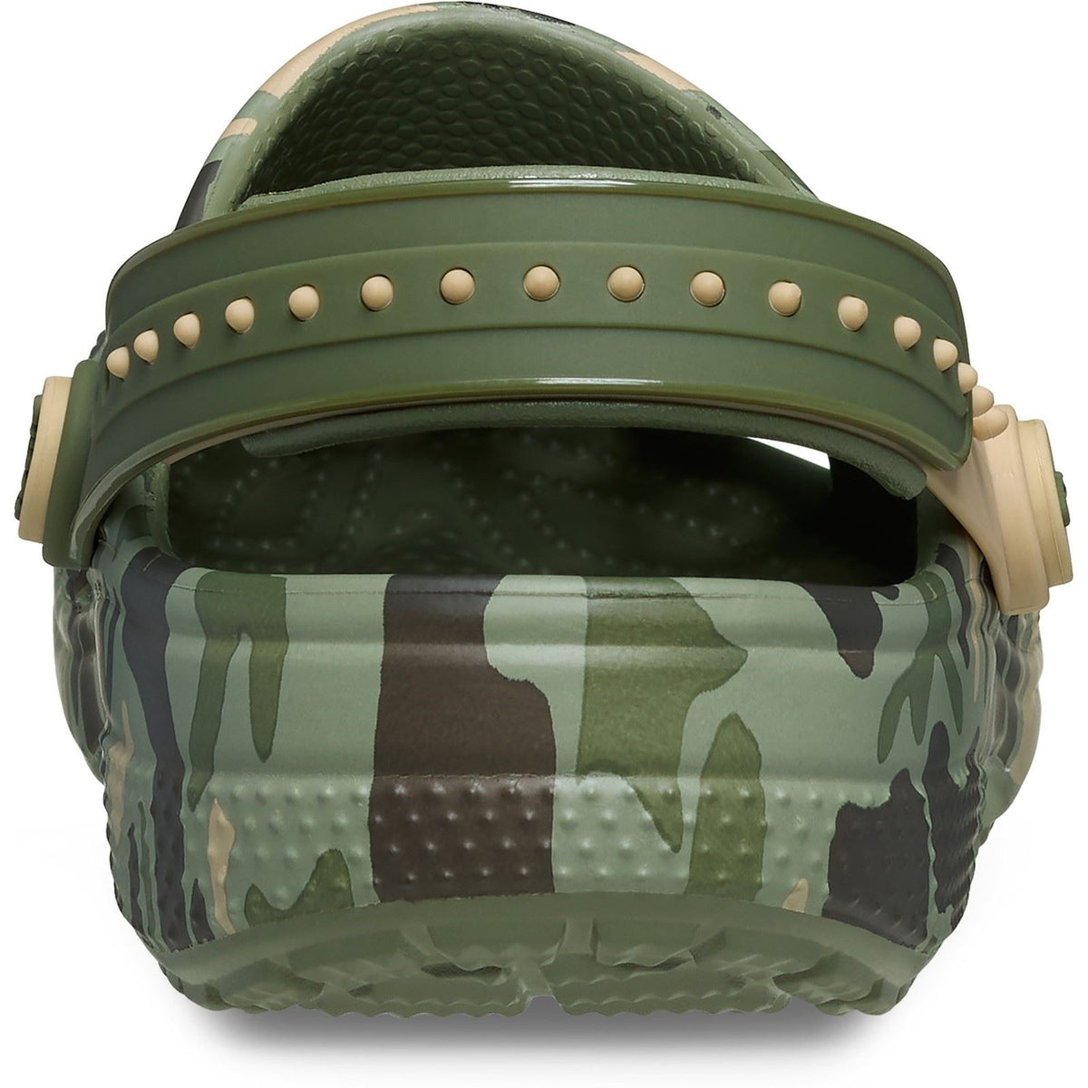 Crocs Classic Strap-Back Camo EVA Boy's Cargo/Multi (Backstrap GLOW) Casual Shoes - Clogs
