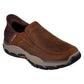 Skechers Men's Respected Elgin Shoes in Dark Brown