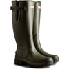 Hunter Men's Balmoral Adjustable Wellington in Dark Olive