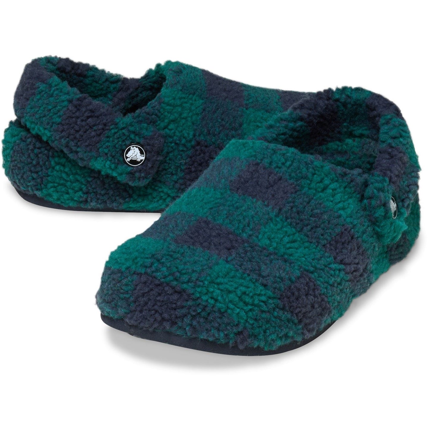 Crocs Classic Cozzzy Polyester Men's Hosta/Navy Slippers