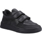 Hush Puppies Daxton Leather Junior Black Trainers