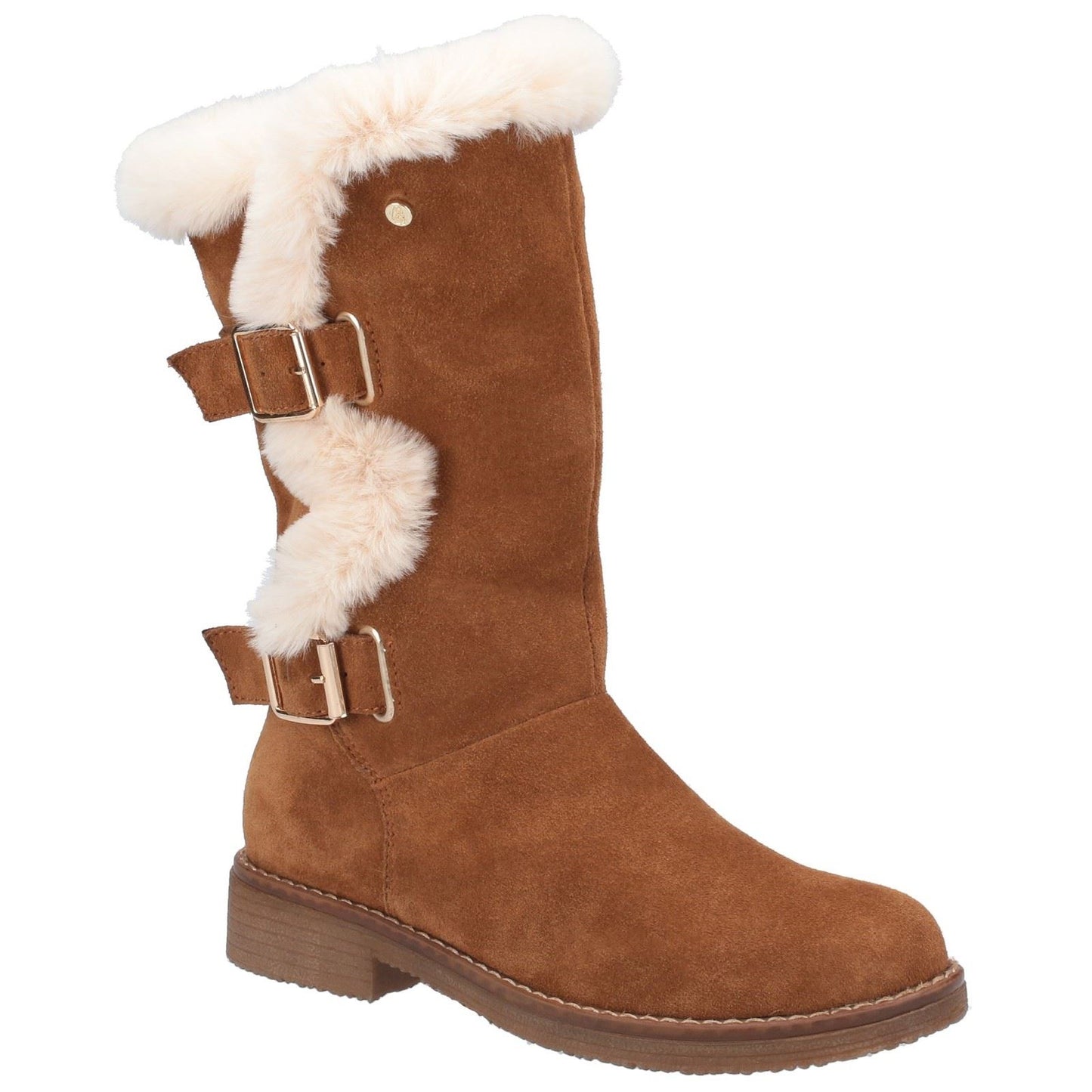 Hush Puppies Women's Megan Wide Boot in Tan