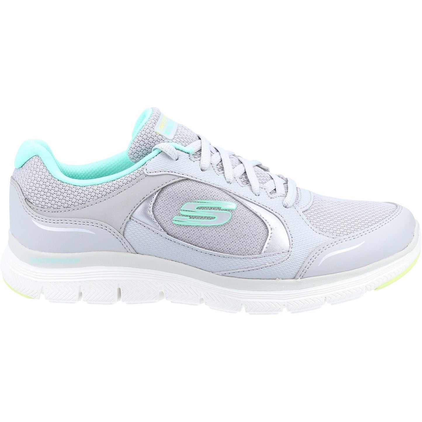 Skechers Women's Flex Appeal 4.0 True Clarity Sport Shoes in Grey/Multicoloured