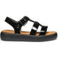Geox D CAMALEI Synthetic Polyurethane Women's Black Sandals