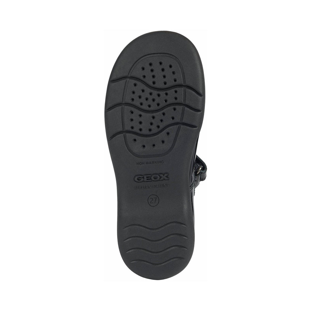 Geox Naimara Leather Girl's Black Patent Shoes