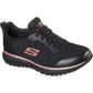 Skechers Workwear Squad SR Textile Women's Black/Rose Gold Safety Trainers