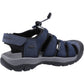 Hush Puppies Peru Polyurethane/Webbing Men's Navy Sandals