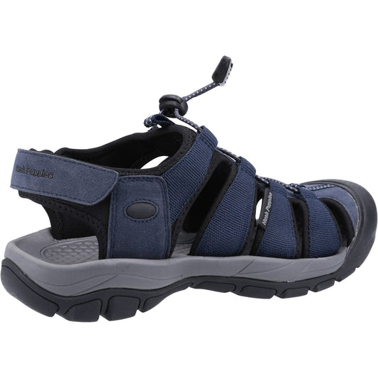 Hush Puppies Peru Polyurethane/Webbing Men's Navy Sandals