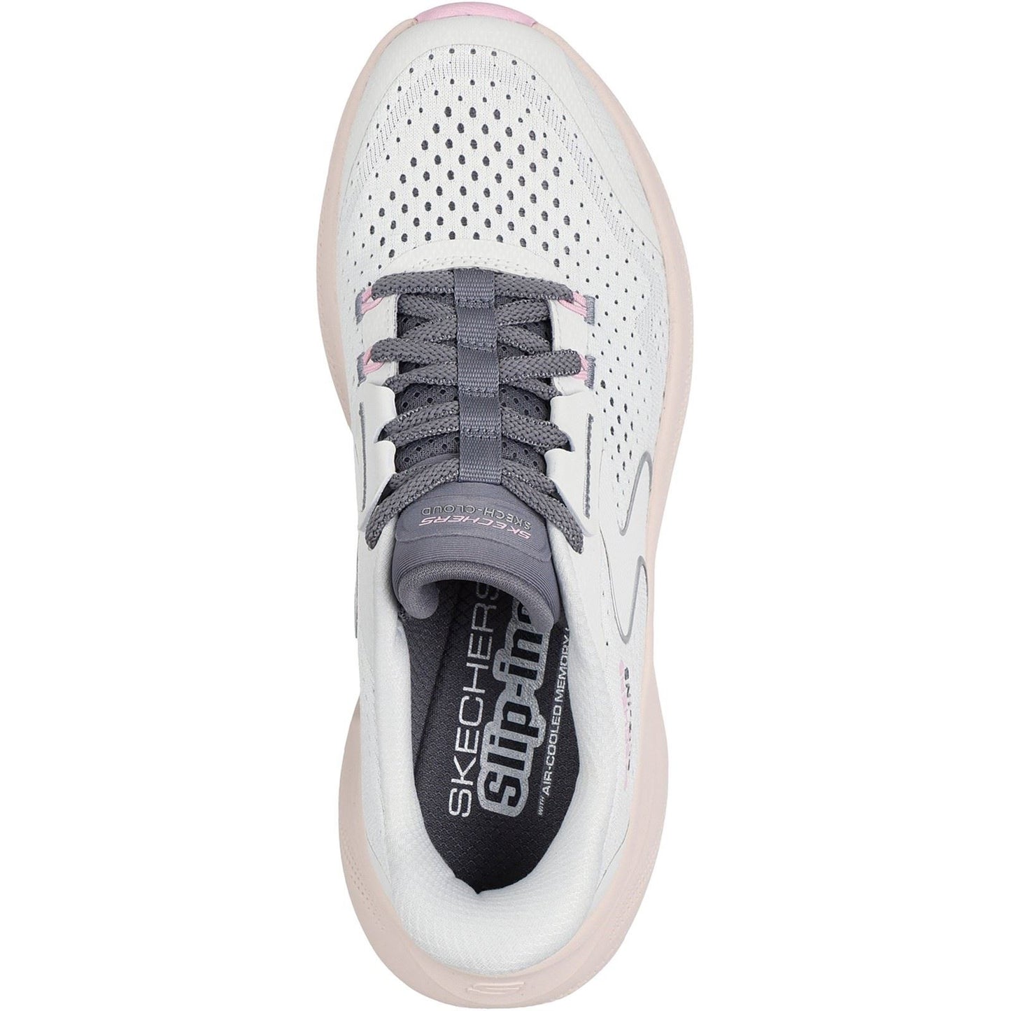 Skechers Skech Cloud Plush Horizon Polyester Women's White/Multi Trainers