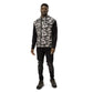 Caterpillar Men's Hooded Long Sleeve Tee in Stone Camo
