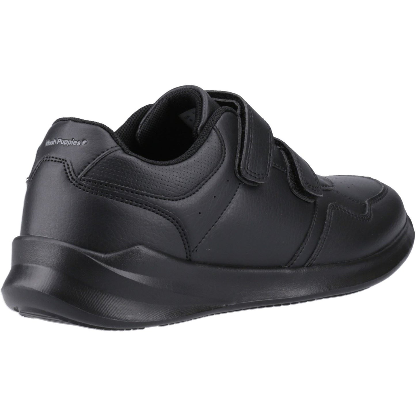 Hush Puppies Marling Easy Senior Black Shoes - UK 6