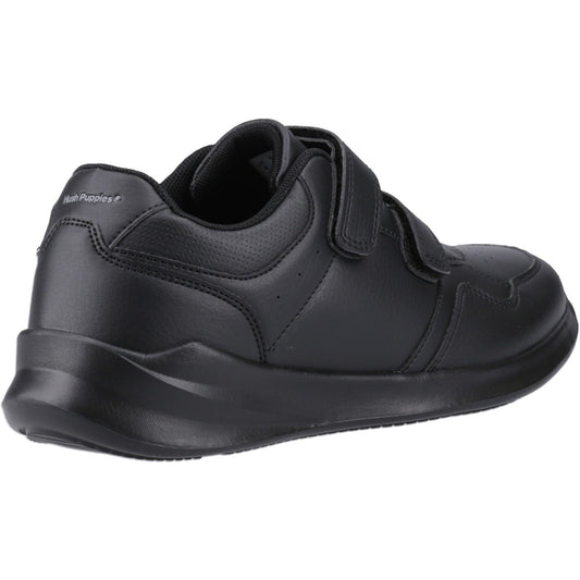 Hush Puppies Marling Easy Senior Black Shoes - UK 6