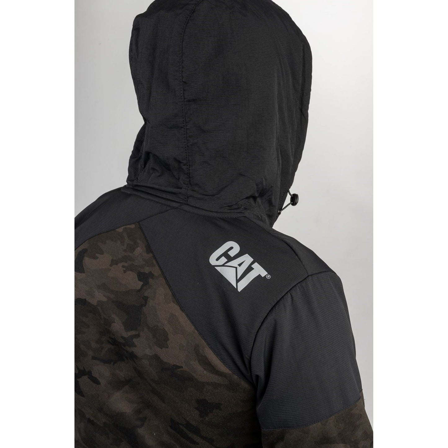 Caterpillar Men's Trade Sweatshirt in Night Camo-Black