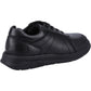 Hush Puppies Robert Leather Youth Black Lace-Up Shoes