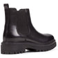 Geox D Iridea B Leather Women's Black Boots