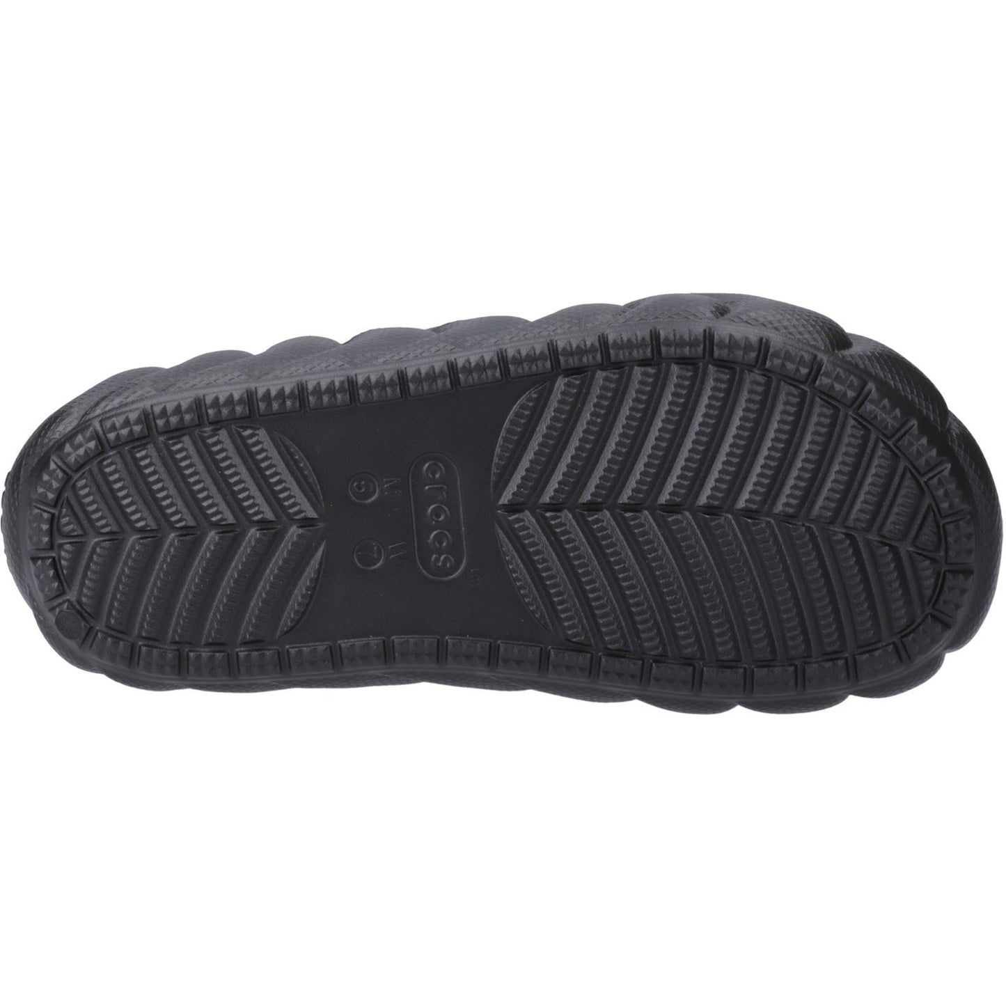 Crocs Women's Classic Cozzzy Overpuff Sandal in Black