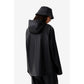 Hunter Izzy Hooded Unisex Adults Black Jacket