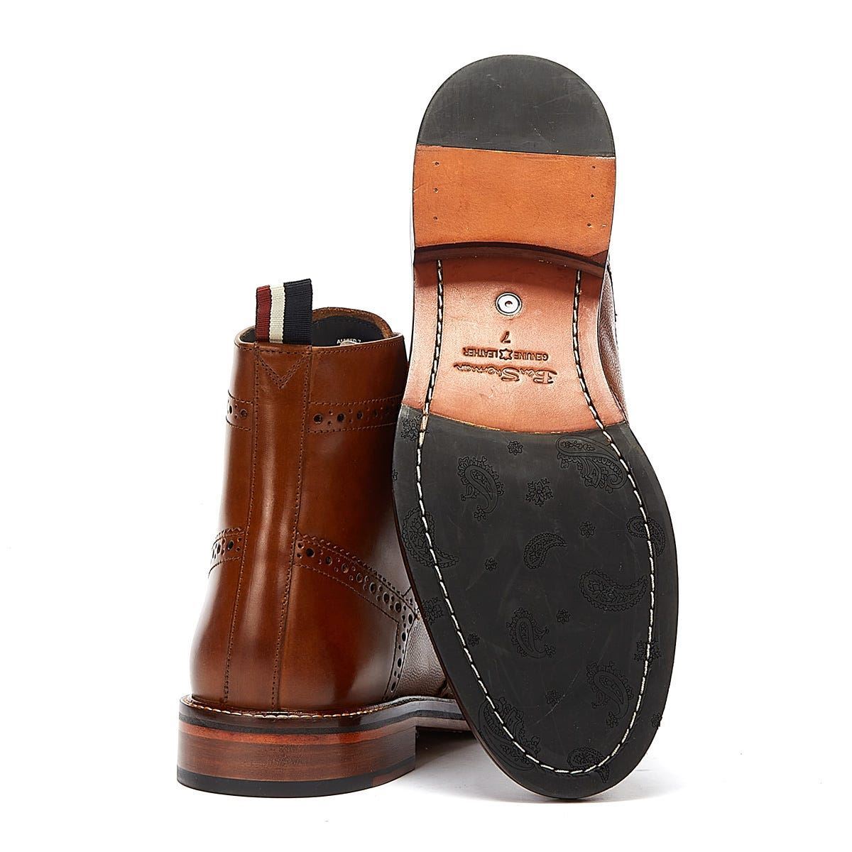 Ben Sherman - BS12602 MENS ALFRED BROGUE BOOT TAN
