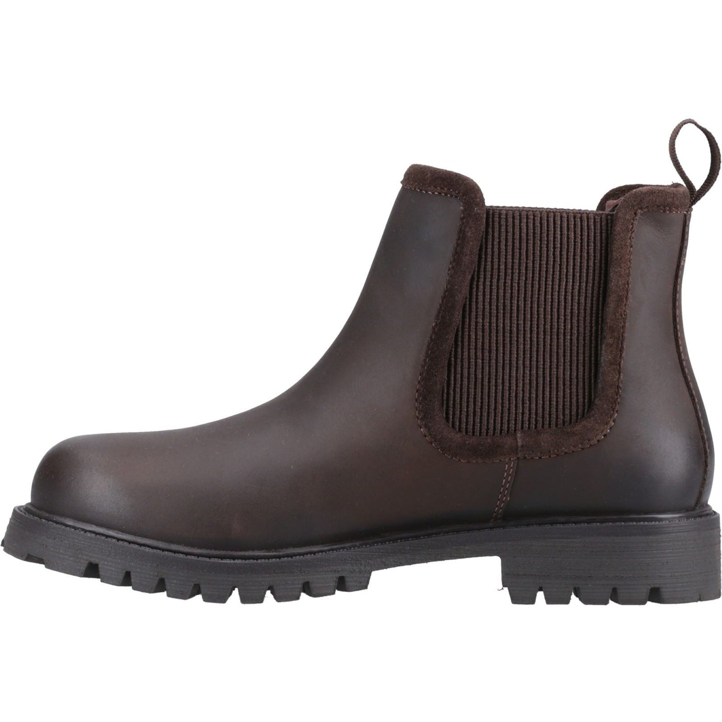 Hunter Canna Dealer Boot Leather Women's Brown Flat Chelsea Boots