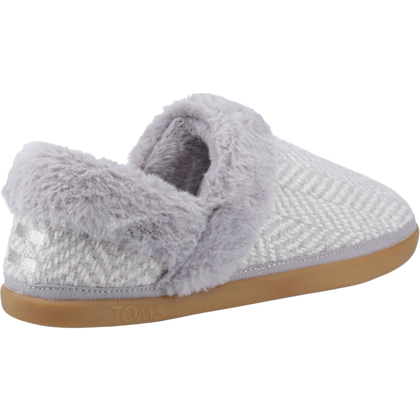 TOMS Oslo Polyester Women's Drizzle Grey Slippers