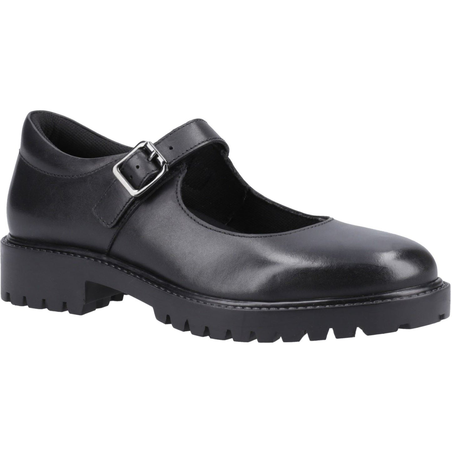 Hush Puppies Aurora Leather Women's Black Shoes