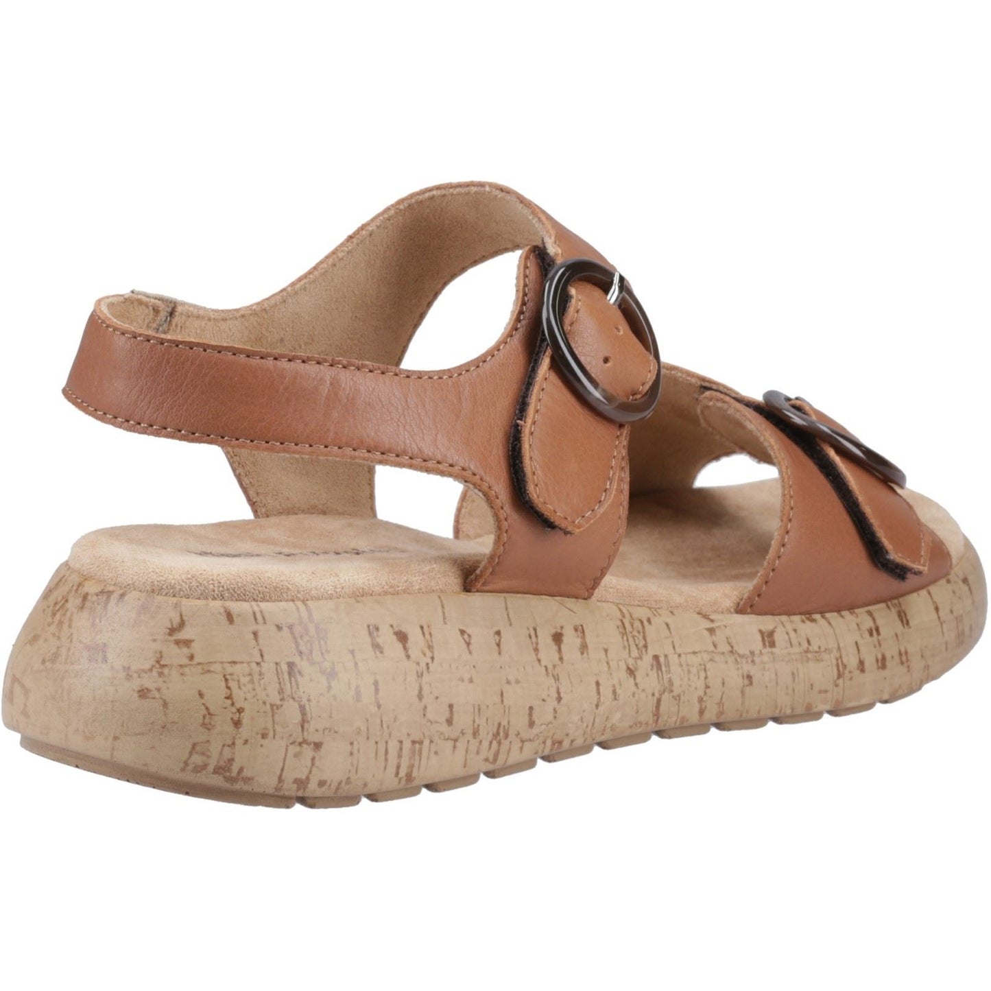 Hush Puppies Alison Leather Women's Tan Sandals