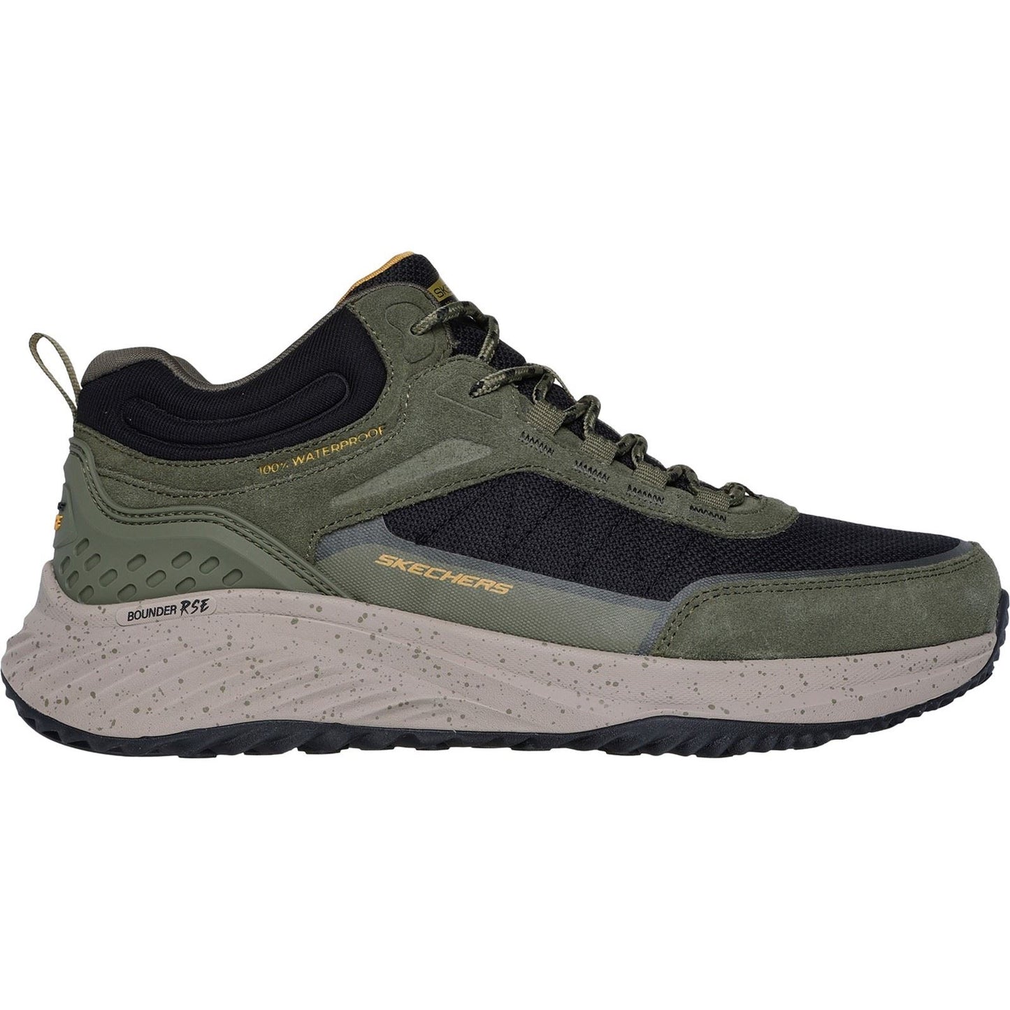Skechers Men's Bounder Rse Hiking Boots in Olive/Black