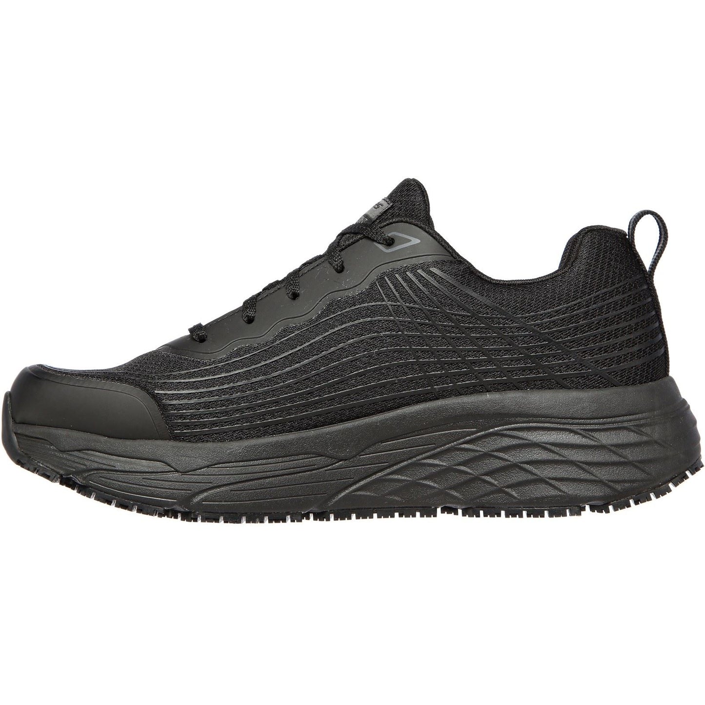 Skechers Workwear Relaxed Fit Textile Men's Black Safety Trainers
