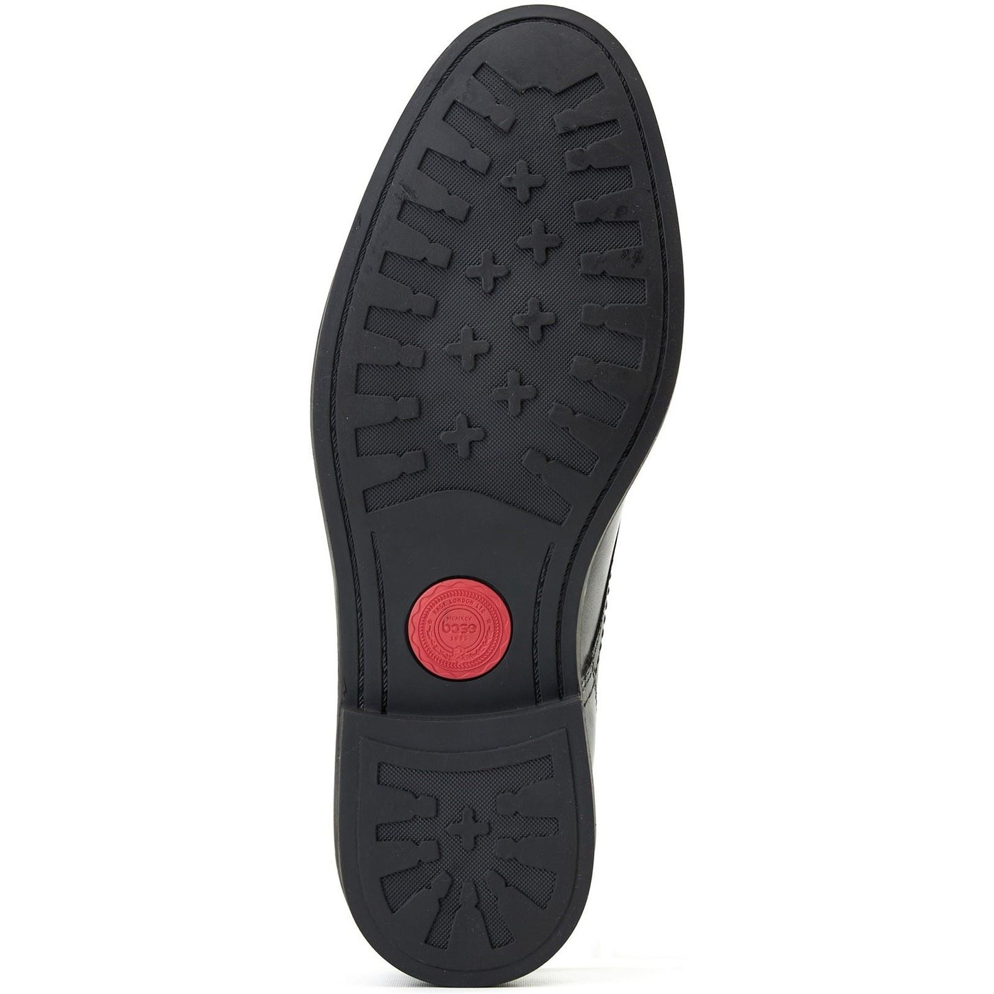 Base London Durham Leather Men's Black Lace-Up Shoes