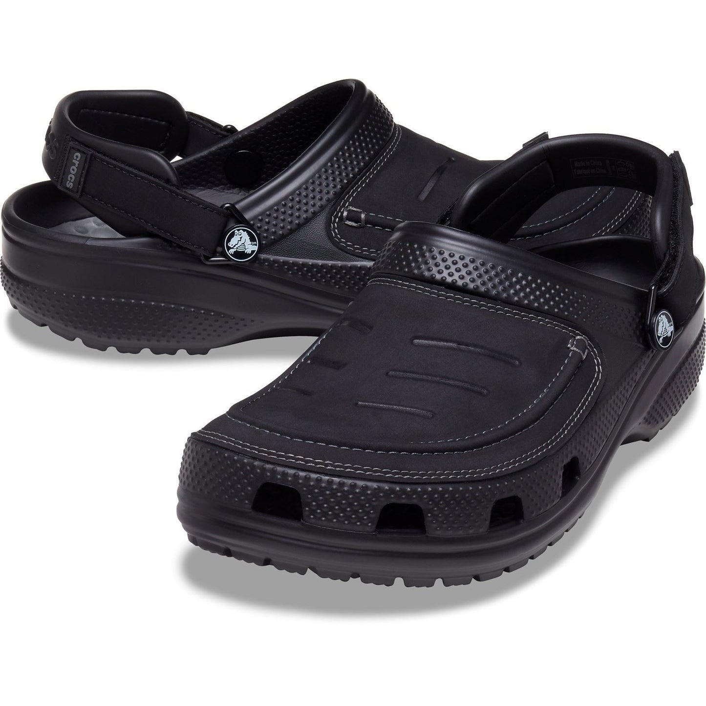 Crocs Men's Yukon Vista II Clog in Black/Slate Grey
