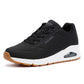 Skechers - 73690-BLACK WOMENS UNO BLACK/WHITE