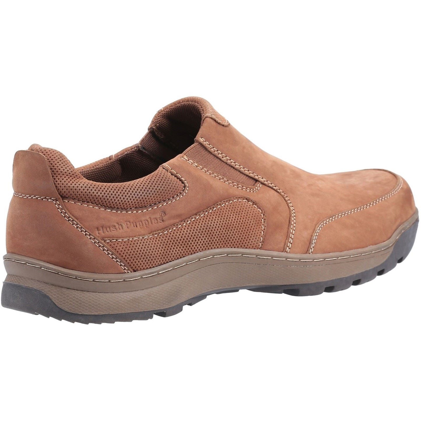 Hush Puppies Men's Jasper Trainer in Tan Nubuck